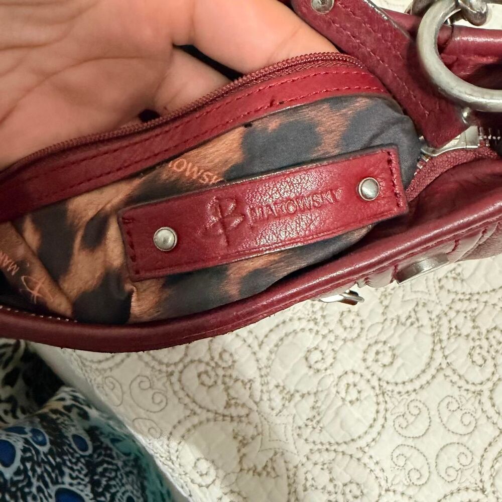 Unbranded Women's Red and Burgundy Bag - Picture 3 of 5